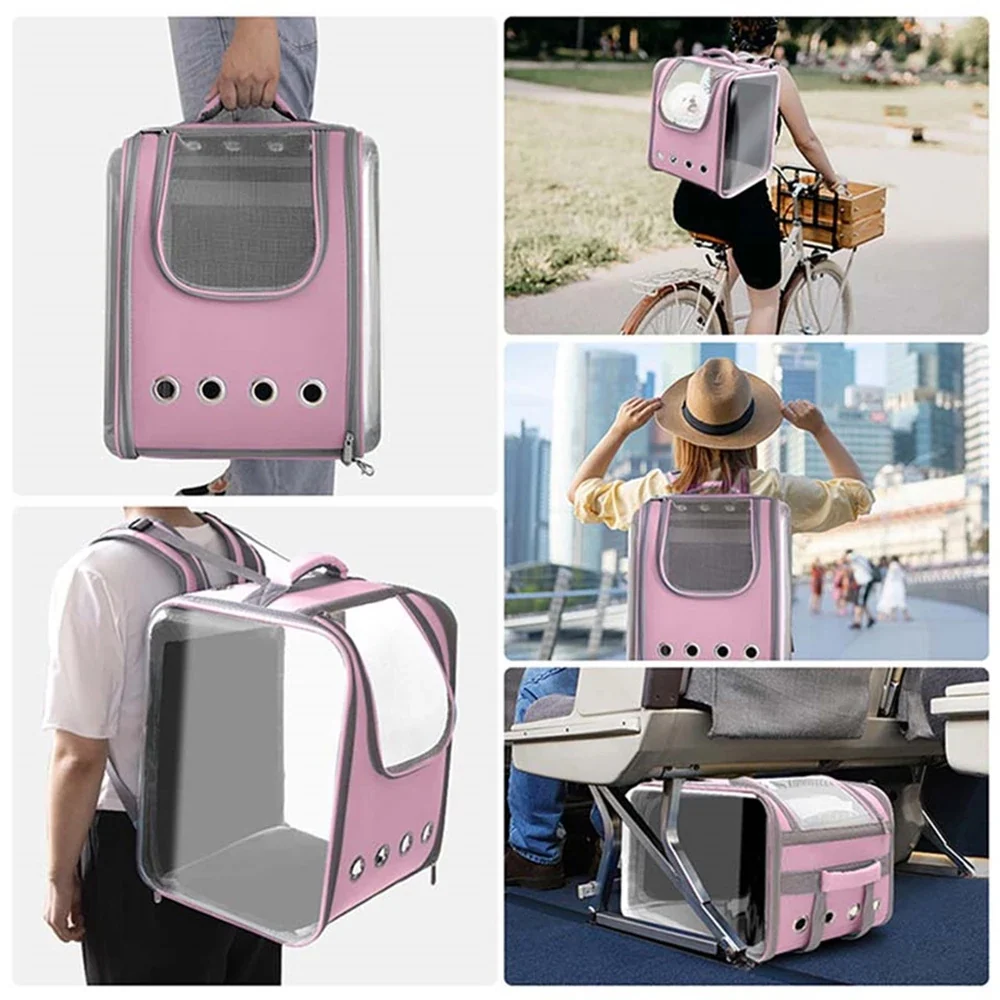 Premium Breathable Cat Carrier Backpack for Comfortable Travel - Image 15
