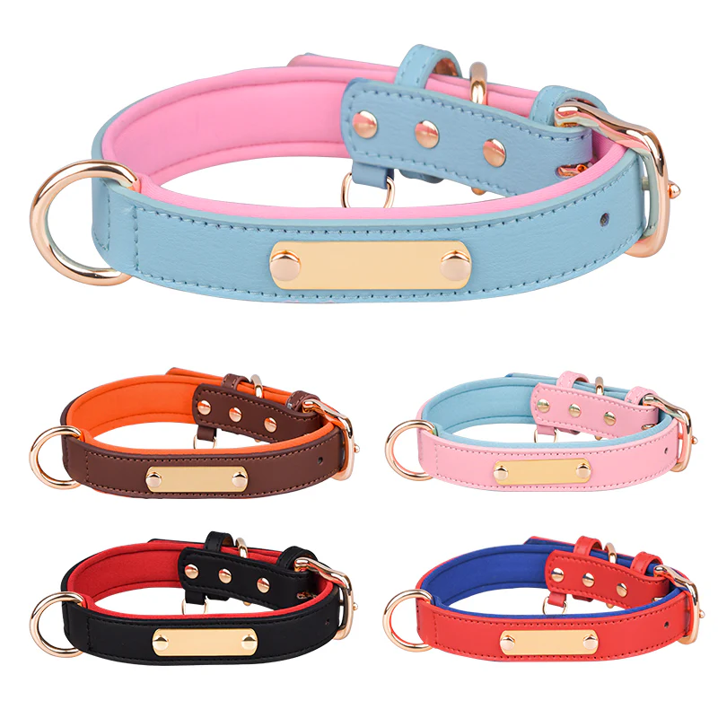 Custom Luxury Breathable Pet Dog Collar | High-Quality Training Walking Products - Image 5