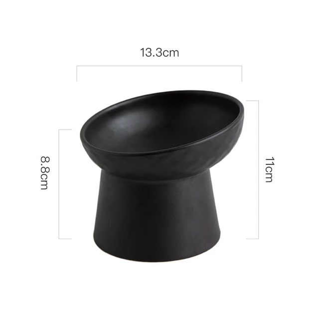 Ceramic Pet Food or Water Bowl with Stand - Elevated Pet Feeding Bowl - Image 10