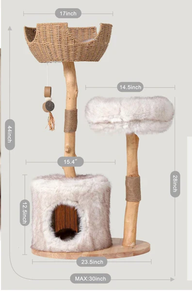 The "Cloud" Natural Cat Tree - Image 6