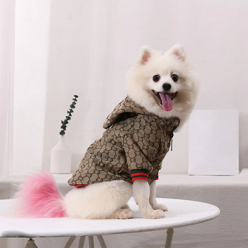 Luxury Designer Dog Fleece Jacket - Hoodie for Ultimate Canine Comfort & Style - Image 5